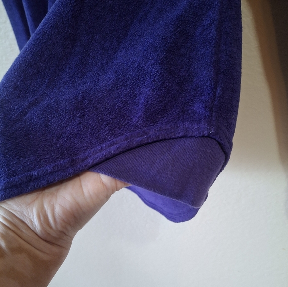 Cuddle Duds Warm Layer Fleece Long Sleeve Thumb Holes Purple XS - Picture 4 of 10